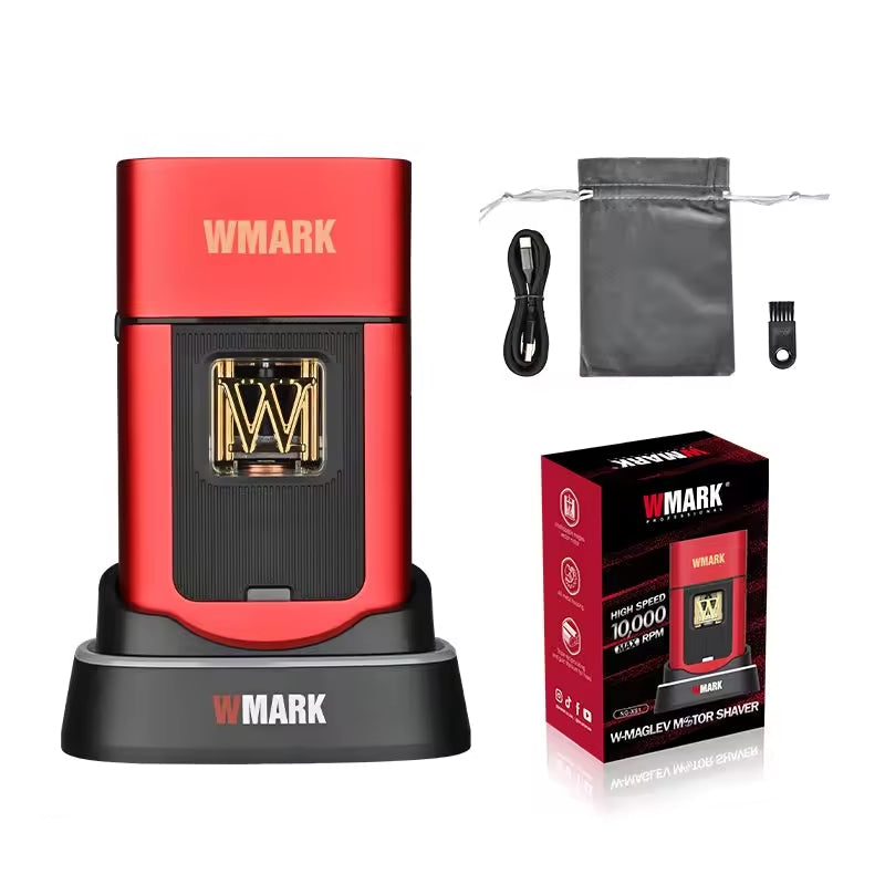 WMARK NG-XS1 Vector Shaver ⚡ | Stainless Steel Body & Etched Titanium Mesh – High-Speed Electric Shaver