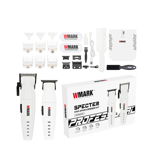 WMARK NG-8632KIT High-Speed Hair Clipper w/ DLC & Extra Blade Set