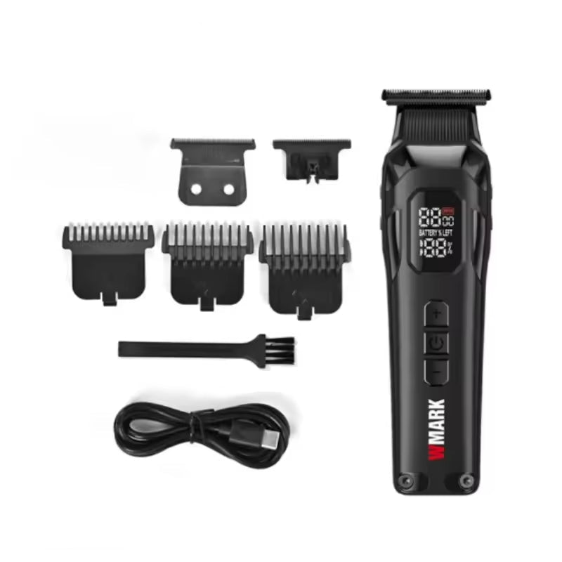 WMARK NG-8280 High-Speed Engraving Trimmer ✂️ | DLC Blade & Rechargeable Hair Clipper