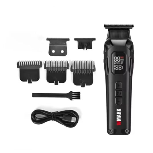 WMARK NG-8280 High-Speed Engraving Trimmer ✂️ | DLC Blade & Rechargeable Hair Clipper