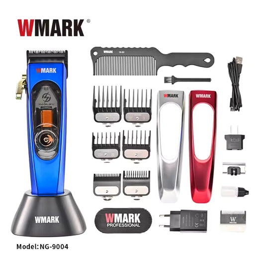 WMARK NG 9004 Professional Cordless Clipper, High Speed Motor,Ultra-Sharp Blades