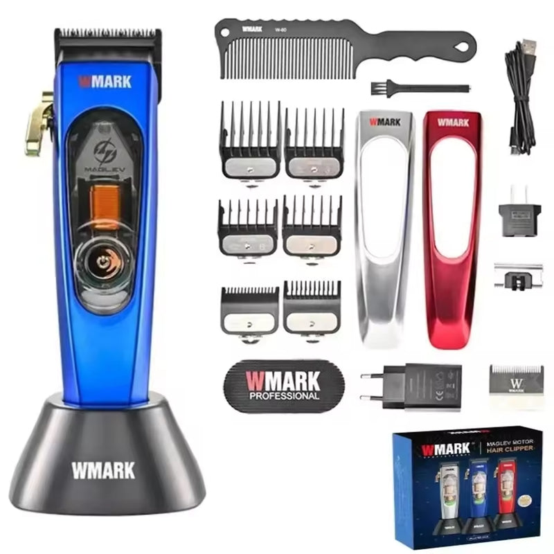 WMARK NG-9004 Hair Clipper | Professional Cordless Design – High-Speed Motor & Ultra-Sharp Blades