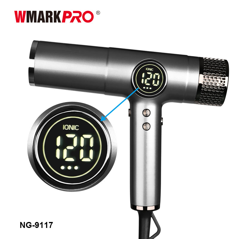 WMARK 9117 Hair Dryer 2000W Brushless Ionic Pro Blow Dryer + Diffuser