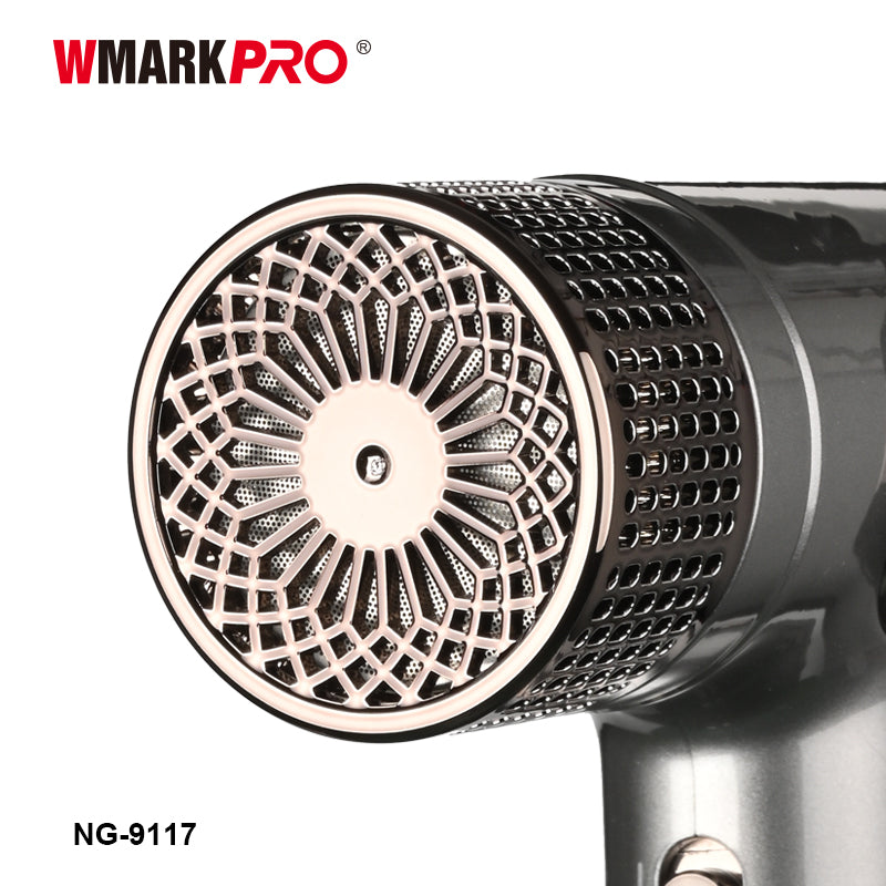 WMARK 9117 Hair Dryer 2000W Brushless Ionic Pro Blow Dryer + Diffuser