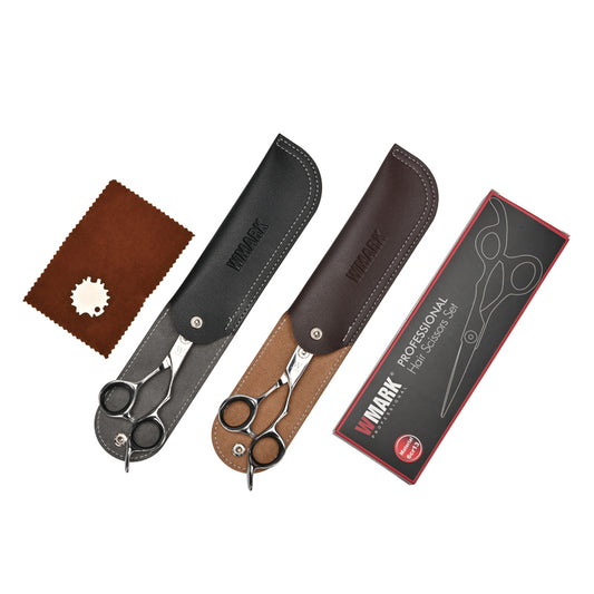 Professional Barber Scissors Set ✂️ Cutting & Thinning Shears – Salon & Home Use