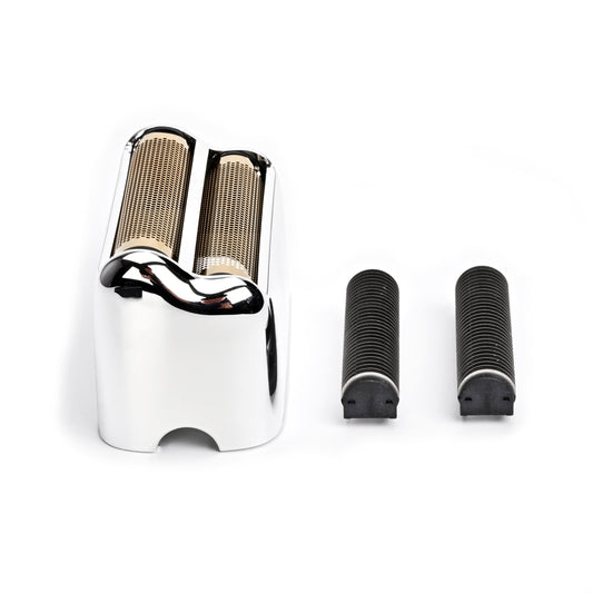 WMARK W-31 Replacement Shaver Head | Compatible with BaBylissPRO FXFS2 Shaver – Gold Foil & Blade Set