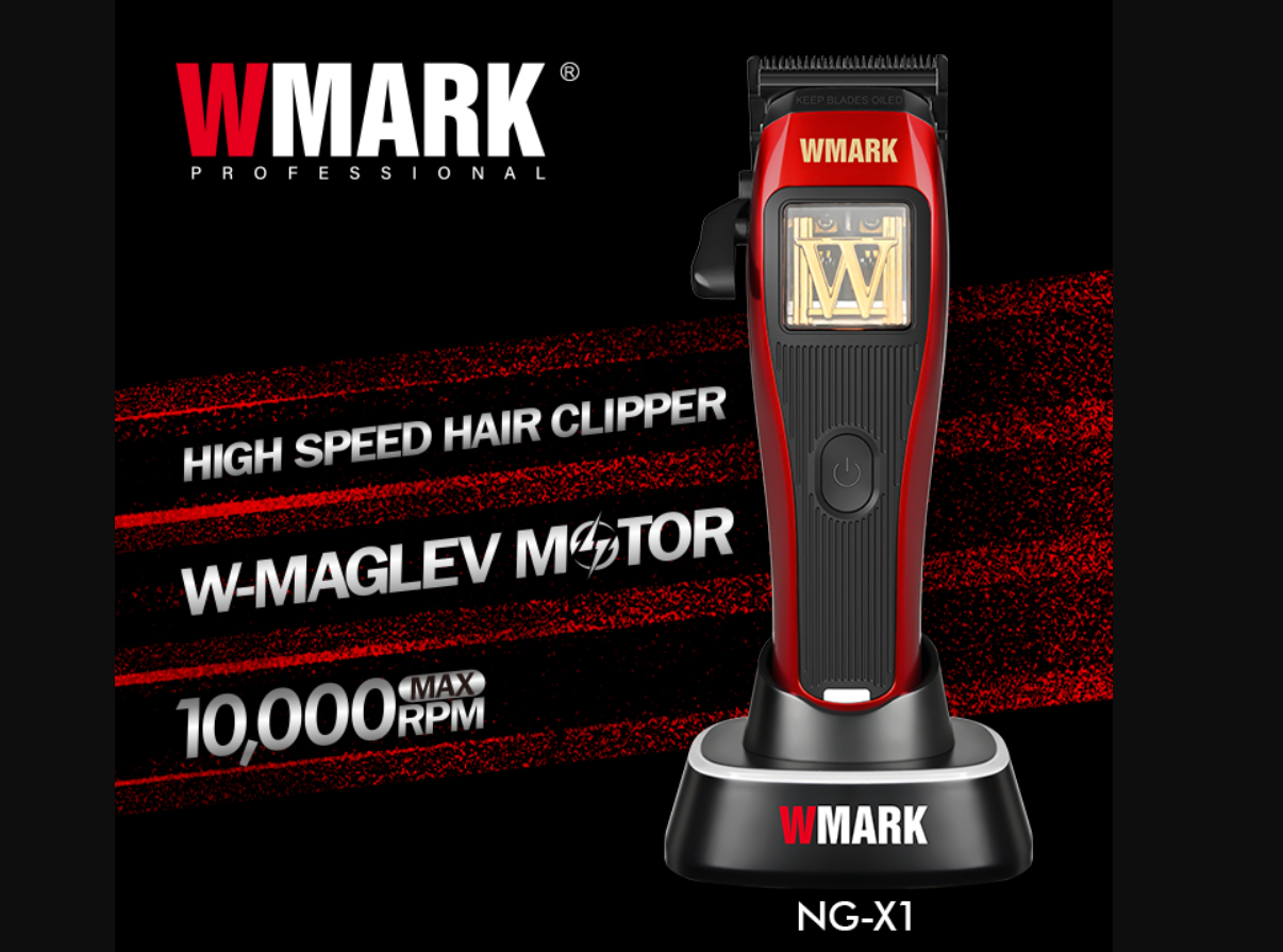 WMARK NG-X1 Professional Hair Clipper – 10,000 RPM Maglev Motor