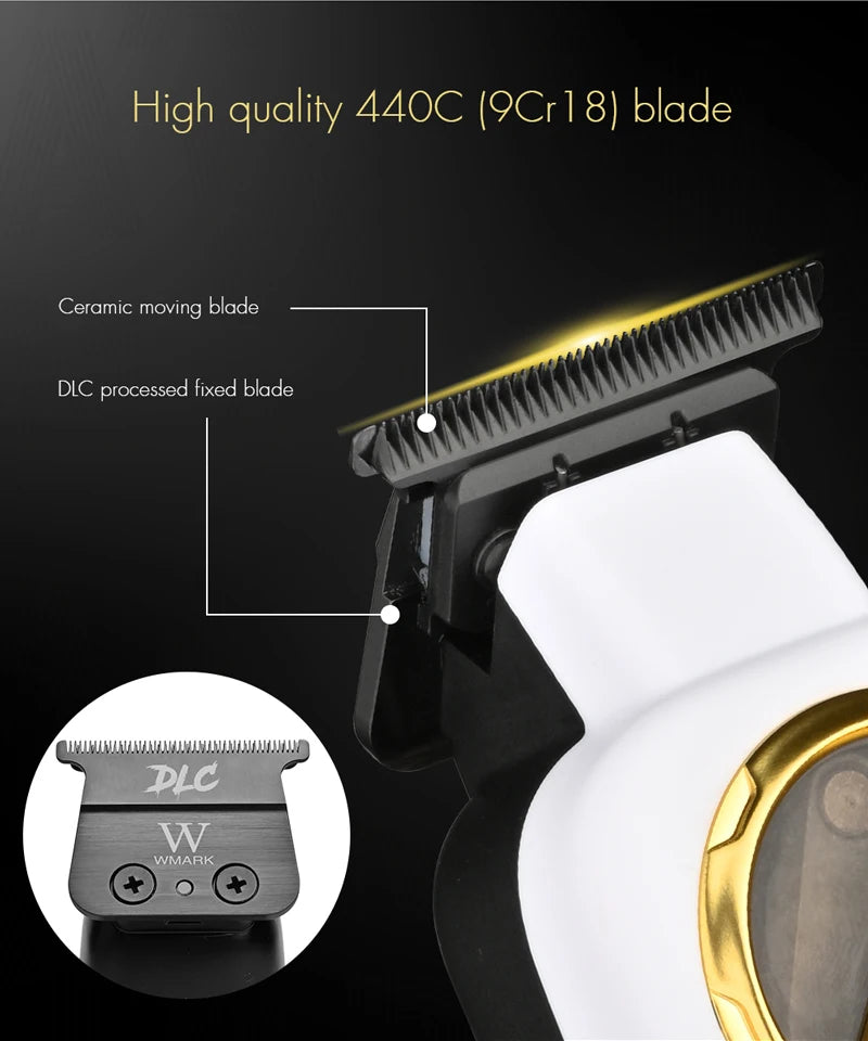 WMARK NG-9213 Trimmer 9000RPM DLC Blade High-Speed Hair Trimmer