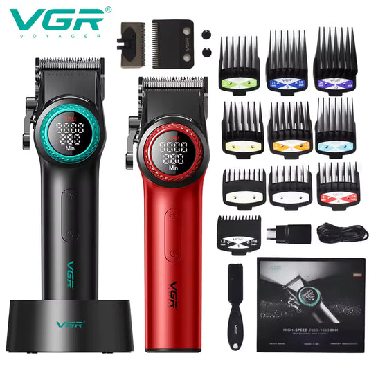 VGR 001 Pro Hair Clippers ✂️ Cordless for Men – Barber Tool, Rechargeable