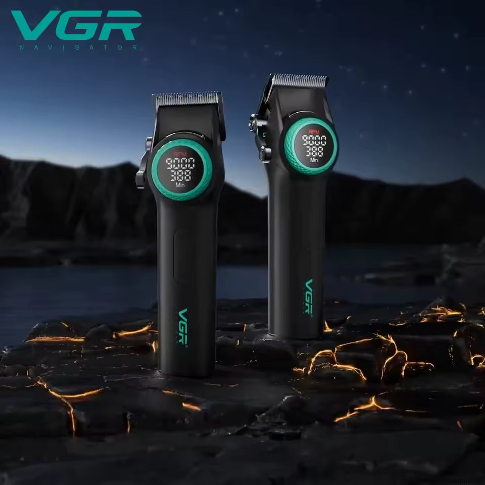 VGR 001 Pro Hair Clippers ✂️ Cordless for Men – Barber Tool, Rechargeable
