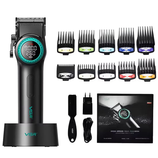 VGR 001 Pro Hair Clippers ✂️ Cordless for Men – Barber Tool, Rechargeable