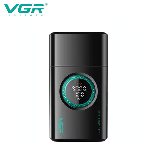 VGR V-378 ✂️ Beard & Hair Shaver – 9000RPM, LED Display, USB Rechargeable 🔋